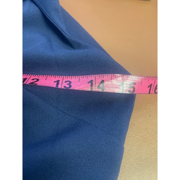 LULU'S SZ S Thinking Out Loud Navy Blue Backless Straight Leg Jumpsuit NEW B156 - Picture 7 of 7